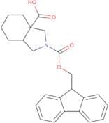 rac-(3aR,7aR)-2-{[(9H-Fluoren-9-yl)methoxy]carbonyl}-octahydro-1H-isoindole-3a-carboxylic acid