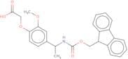 2-[4-(1-{[(9H-Fluoren-9-ylmethoxy)carbonyl]amino}ethyl)-2-methoxyphenoxy]acetic acid