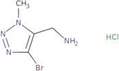 (4-Bromo-1-methyl-1H-1,2,3-triazol-5-yl)methanamine hydrochloride