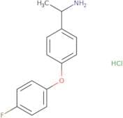 1-[4-(4-Fluorophenoxy)phenyl]ethan-1-amine hydrochloride