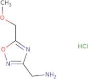 [5-(Methoxymethyl)-1,2,4-oxadiazol-3-yl]methanamine hydrochloride