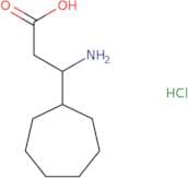 3-Amino-3-cycloheptylpropanoic acid hydrochloride