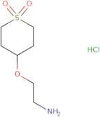 2-​[(Tetrahydro-​1,​1-​dioxido-​2H-​thiopyran-​4-​yl)​oxy]​-​ethanamine hydrochloride
