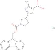 2-(1-{[(9H-Fluoren-9-yl)methoxy]carbonyl}pyrrolidin-3-yl)-4-methyl-1,3-thiazole-5-carboxylic acid …