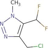 4-(Chloromethyl)-5-(difluoromethyl)-1-methyl-1H-1,2,3-triazole