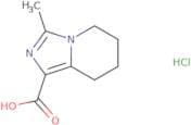 3-Methyl-5H,6H,7H,8H-imidazo[1,5-a]pyridine-1-carboxylic acid hydrochloride