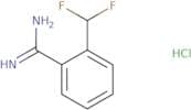 2-(Difluoromethyl)benzene-1-carboximidamide hydrochloride