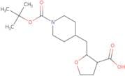 rac-(2R,3R)-2-({1-[(tert-Butoxy)carbonyl]piperidin-4-yl}methyl)oxolane-3-carboxylic acid