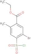 Ethyl 5-bromo-4-(chlorosulfonyl)-2-methylbenzoate