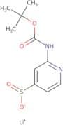 2-{[(tert-butoxy)carbonyl]amino}pyridine-4-sulfinate lithium (I)