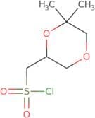 (6,6-Dimethyl-1,4-dioxan-2-yl)methanesulfonyl chloride