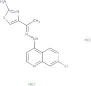 4-{1-[2-(7-Chloroquinolin-4-yl)hydrazin-1-ylidene]ethyl}-1,3-thiazol-2-amine dihydrochloride