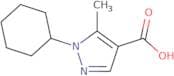 1-Cyclohexyl-5-methyl-1H-pyrazole-4-carboxylic acid