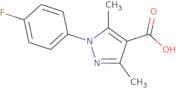 1-(4-Fluorophenyl)-3,5-dimethyl-1H-pyrazole-4-carboxylic acid