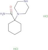 1-(Piperazin-1-yl)cyclohexane-1-carboxamide dihydrochloride