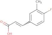 (2E)-3-(4-Fluoro-3-methylphenyl)prop-2-enoic acid