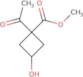 Methyl 1-acetyl-3-hydroxycyclobutane-1-carboxylate