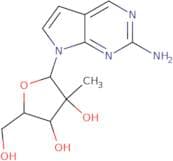7-(2-C-Methyl-b-D-ribofuranosyl)-7H-pyrrolo[2,3-d]pyrimidin-2-amine