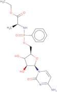 5-O-[[[(1S)-1-Methyl-2-(1-methylethoxy)-2-oxoethyl]amino]-phenoxyphosphinyl]-cytidine