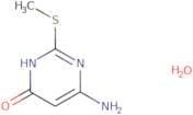 2-Methylmercapto-4-oxo-6-aminopyrimidine monohydrate
