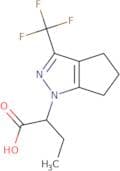 2-[3-(Trifluoromethyl)-1H,4H,5H,6H-cyclopenta[C]pyrazol-1-yl]butanoic acid