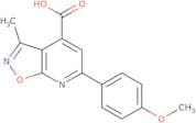 6-(4-Methoxyphenyl)-3-methyl-[1,2]oxazolo[5,4-b]pyridine-4-carboxylic acid