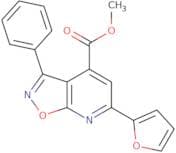 Methyl 6-(2-furyl)-3-phenylisoxazolo[5,4-b]pyridine-4-carboxylate