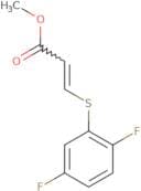 Methyl 3-[(2,5-difluorophenyl)sulfanyl]prop-2-enoate