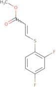 Methyl (2Z)-3-[(2,4-difluorophenyl)sulfanyl]prop-2-enoate