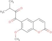 6-(3-Methyl-2-oxobutyroyl)-7-methoxycoumarin