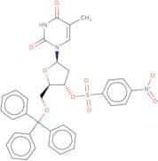 1-(3'-O-Nosyl-5'-O-trityl-2'-deoxy-b-D-lyxofuranosyl)thymine