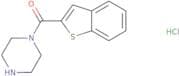 1-(1-Benzothiophene-2-carbonyl)piperazine hydrochloride