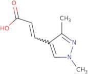 (2E)-3-(1,3-Dimethyl-1H-pyrazol-4-yl)prop-2-enoic acid