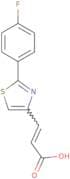 (2E)-3-[2-(4-Fluorophenyl)-1,3-thiazol-4-yl]prop-2-enoic acid