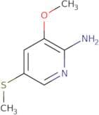 3-Methoxy-5-(methylsulfanyl)pyridin-2-amine