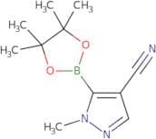 1-Methyl-5-(tetramethyl-1,3,2-dioxaborolan-2-yl)-1H-pyrazole-4-carbonitrile