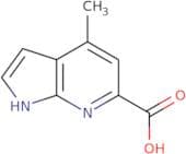 4-Methyl-1H-pyrrolo[2,3-b]pyridine-6-carboxylic acid