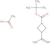 acetic acid tert-butyl 3-carbamimidoylazetidine-1-carboxylate