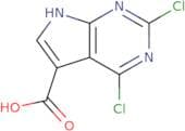 2,4-dichloro-7h-pyrrolo[2,3-d]pyrimidine-5-carboxylic acid