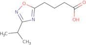 4-[3-(Propan-2-yl)-1,2,4-oxadiazol-5-yl]butanoic acid