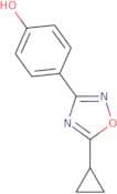 4-(5-Cyclopropyl-1,2,4-oxadiazol-3-yl)phenol