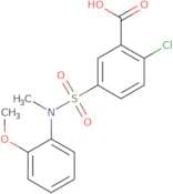 2-Chloro-5-[(2-methoxyphenyl)(methyl)sulfamoyl]benzoic acid