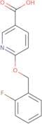 6-[(2-Fluorophenyl)methoxy]pyridine-3-carboxylic acid
