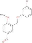 3-[(3-Bromophenoxy)methyl]-4-methoxybenzaldehyde