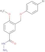 3-[(4-Bromophenoxy)methyl]-4-methoxybenzohydrazide