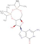 3',5'-O-[Tetrakis(1-methylethyl)-1,3-disiloxanediyl]-guanosine