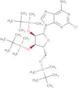 2',3',5'-Tris-O-[tert-butyldimethylsilyl]-2-chloroadenosine