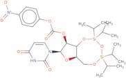 3',5'-O-(1,1,3,3-Tetraisopropyl-1,3-disiloxanediyl)-2'-(p-nitrophenylcarbonyloxy)uridine