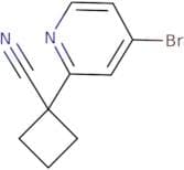 1-(4-Bromopyridin-2-yl)cyclobutanecarbonitrile
