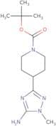 tert-Butyl 4-(5-amino-1-methyl-1H-1,2,4-triazol-3-yl)piperidine-1-carboxylate